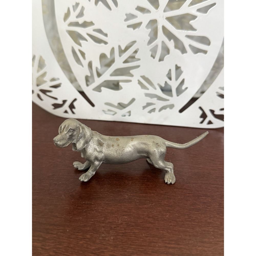 Hudson Pewter Dachshund Dog